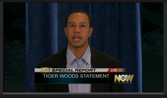 tiger woods statement
